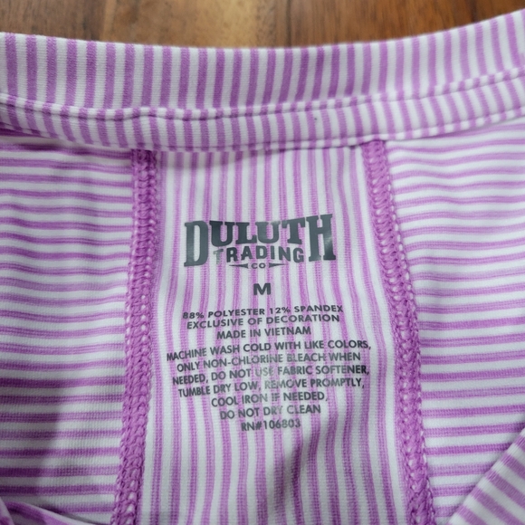 Duluth Pier Genius Crewneck Long Sleeve Tee Shirt Thumbholes Underarm Vents Med - Picture 6 of 9